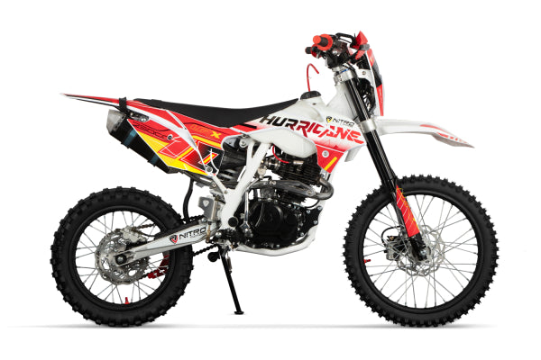 Dirtbike 250cc Nitro HURRICANE Tornado UX URX 19/16 Kick und E-Start