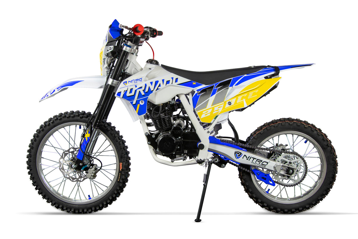 NITRO MOTORS 250cc Dirtbike Tornado URX 21/18 5-Gang Aktion Jetzt nur 1699.-