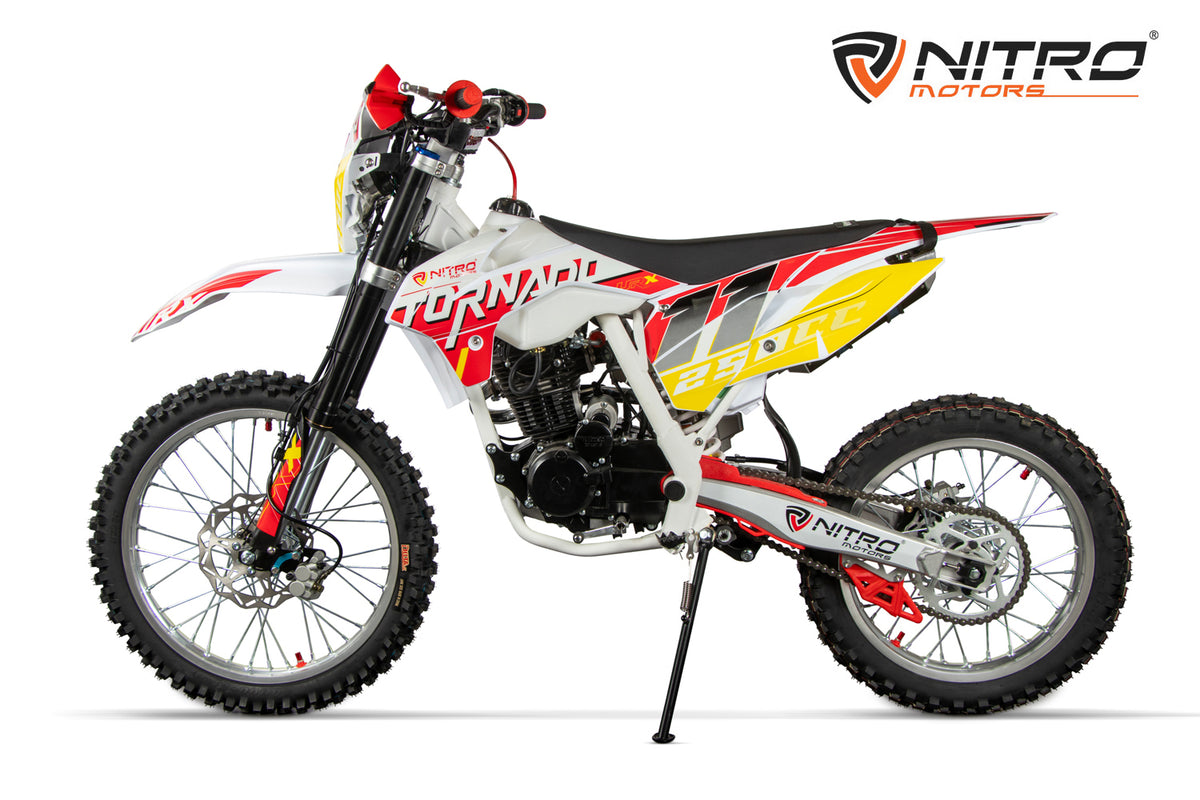 NITRO MOTORS 250cc Dirtbike Tornado URX 21/18 5-Gang Aktion Jetzt nur 1699.-