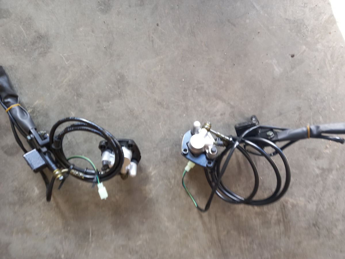 Bremsanlage hydraulisch für Dirtbike Kindermotocross Nitro Serval 1200 Watt links oder rechts