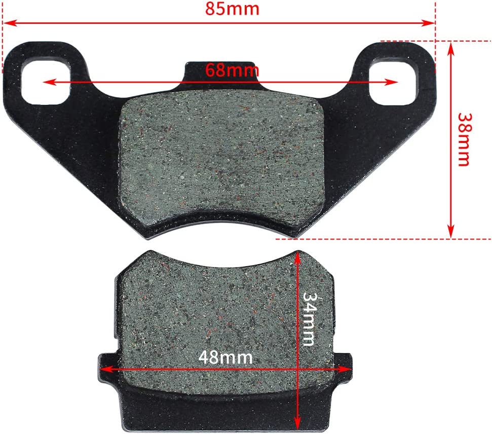 Bremsbeläge für die meissten Quad mit Hydr Bremse hinten