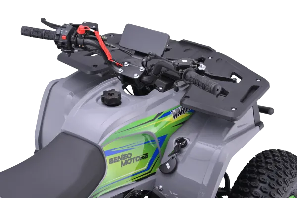 Quad fuer Kinder 125 ccm Beneo Motors Warrior Ab 8 Jahren Rueckwaertsgang Geschwindigkeitsbegrenzung und E-Start Display