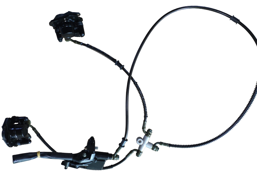 Hintere Komplette Bremsanlage hydraulisch für KMG 72