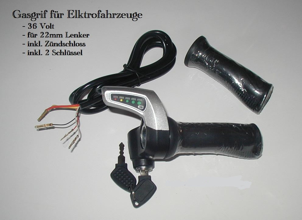 Gasgriff E-Bike 36 Volt NRG Nitro Hallgeber