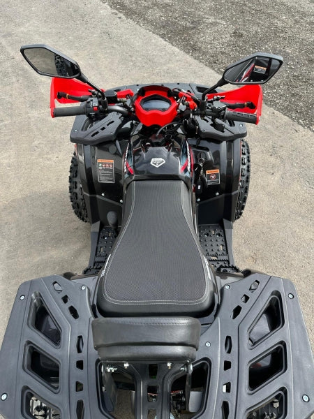 Quad 125ccm MRM Hunter 3 Gang Semiautomatik Rückwärtsgang mit Anhängevorrichtung