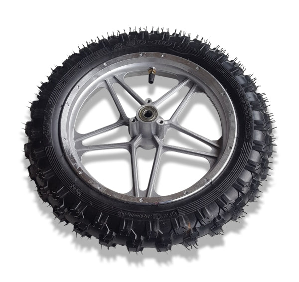 Vorderrad silber 2.50-10 für Dirtbike