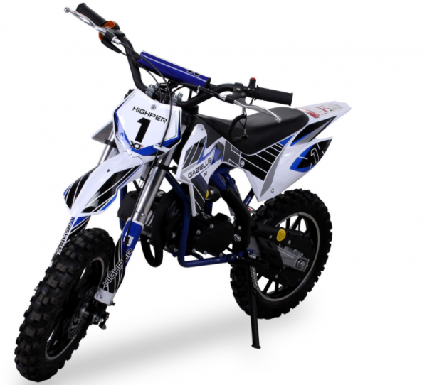 Dirtbike Kindermotocross Gazelle/Wolfee 49 ccm 10 Zoll