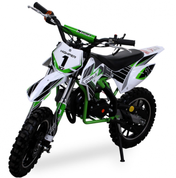 Dirtbike Kindermotocross Gazelle/Wolfee 49 ccm 10 Zoll