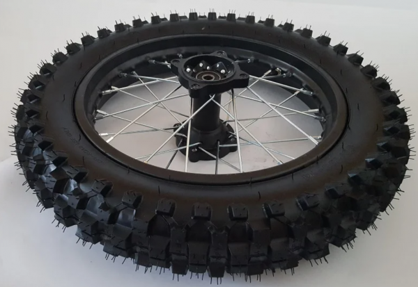 Felge 14 Zoll hinten Komplettrad 15mm Achse für Kayo TT 140 Kayo TT 125