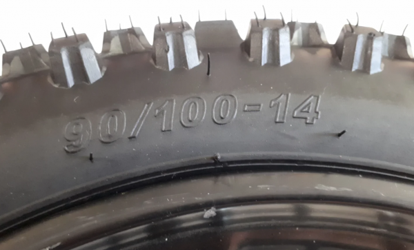 Felge 14 Zoll hinten Komplettrad 15mm Achse für Kayo TT 140 Kayo TT 125