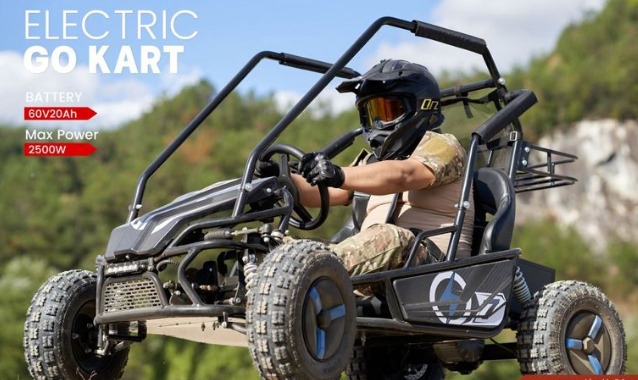 Elektrobuggy Gokart MRM 2000W 60V 20Ah 8 Zoll Bereifung