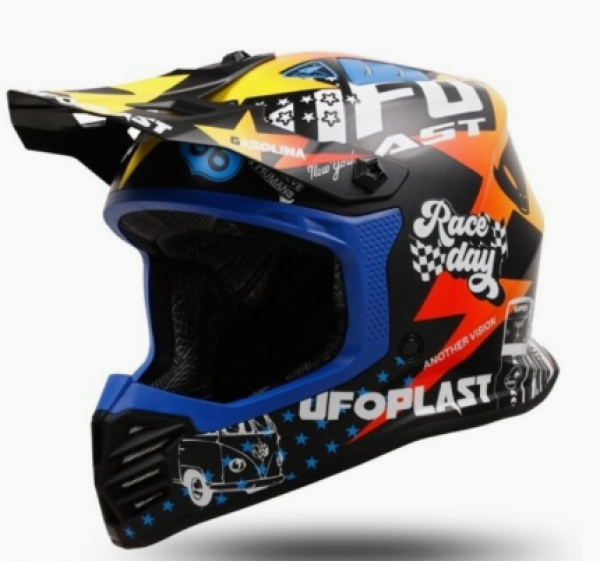 UFO Motocrosshelm für Kinder Markenhelm