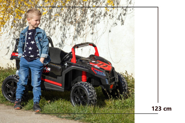 Elektrisches Kinderauto UTV XXL 24V Lithium Allrad Scheibenbremse 2-Sitzer