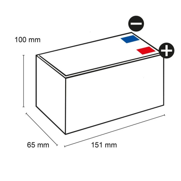 Akku 12V 9Ah wartungsfrei für E-Fahrzeuge
