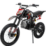 Kinder-Crossbike JC125, Benzin-Kindermotorrad, 125 ccm, 17/14-Reifen, 4-Takt-Motor, 80 km/h, ab 8 J.