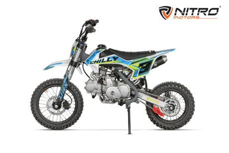 NITRO MOTORS 125cc Kinder Dirtbike CHILLY URX 14/12 4-Gang-Semi