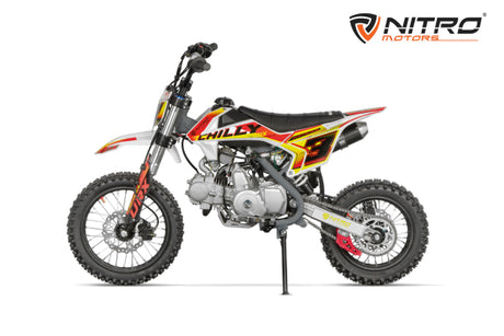 NITRO MOTORS 125cc Kinder Dirtbike CHILLY URX 14/12 4-Gang-Semi