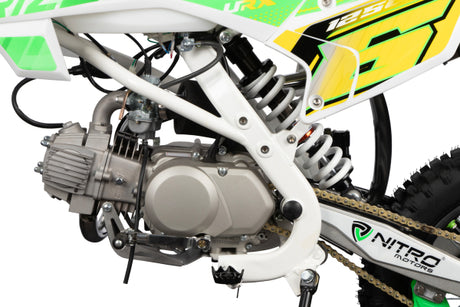 NITRO MOTORS 125cc Kinder Dirtbike Drizzel URX 17/14 4-Gang