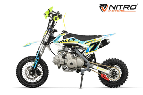NITRO MOTORS 125cc Kinder Dirtbike CHILLY UX URX 12/10 E-Start Automatik
