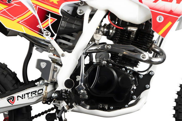 Dirtbike 250cc Nitro HURRICANE Tornado UX URX 19/16 Kick und E-Start