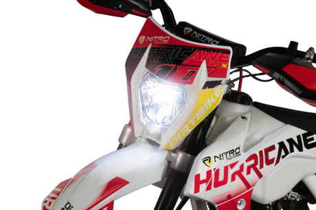 Dirtbike 250cc Nitro HURRICANE Tornado UX URX 19/16 Kick und E-Start