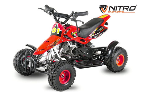 NITRO MOTORS 49cc mini Kinder Quad Sios DLX 4 Zoll