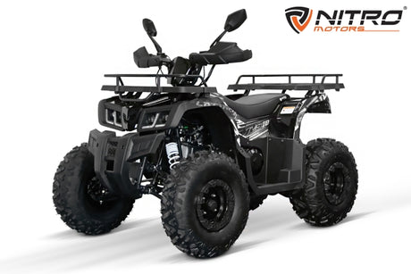 NITRO MOTORS 200cc maxi Kinder Quad Reptile RS10-CVT Platin 10 Zoll Bereifung