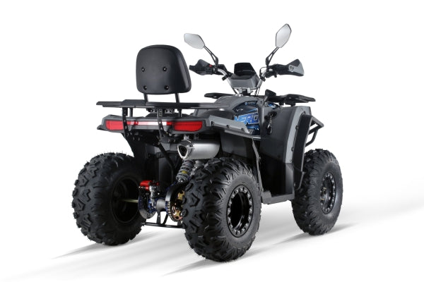 NITRO MOTORS 200cc maxi Quad Nero CVT RS10 Zoll Platin