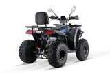 NITRO MOTORS 200cc maxi Quad Nero CVT RS10 Zoll Platin