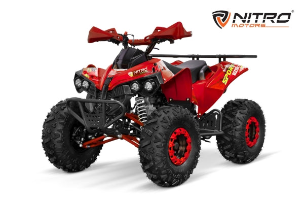 Quad 125ccm Nitro Warrior RS8 Automatik mit Returgang 8 Zoll