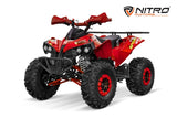 Quad 125ccm Nitro Warrior RS8 Automatik mit Returgang 8 Zoll