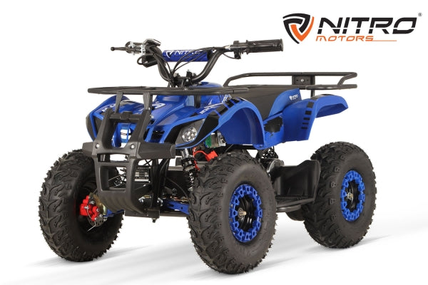 NITRO MOTORS 1200W Eco mini Kinder Quad Torino Sport 48V 6" Snowy Tire L