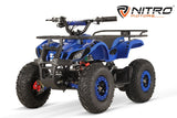 NITRO MOTORS 1200W Eco mini Kinder Quad Torino Sport 48V 6" Snowy Tire L