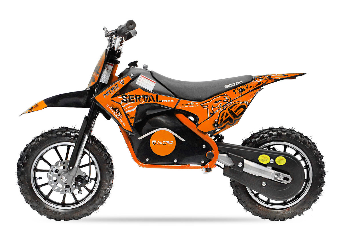E-Kindermotocross Nitro Serval 36 Volt 500 Watt 9AH PRM 10
