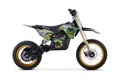 AKTION!! E-Cross Nitro Tiger E-Dirtbike 1800W 48V Lithium 13Ah 14/12 Brushless DELUXE
