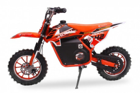 Nitro Motors Eco Dirtbike 1000W Jackal Eco 10 Zoll 36V 12Ah Blei Gel Akku Elektro E-Cross