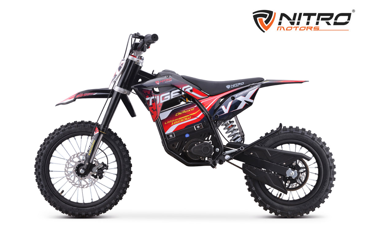 E-Cross Nitro Tiger 1600 Watt 48 Volt 13 Ah Lithium Akku 14/12 Bereifung