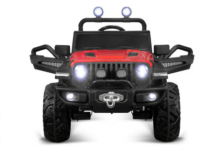 Kinder Elektro Auto Geländewagen 4x4 Offroad 2-Sitzer 4x 30W 12V 10Ah 2.4G RC Bluetooth