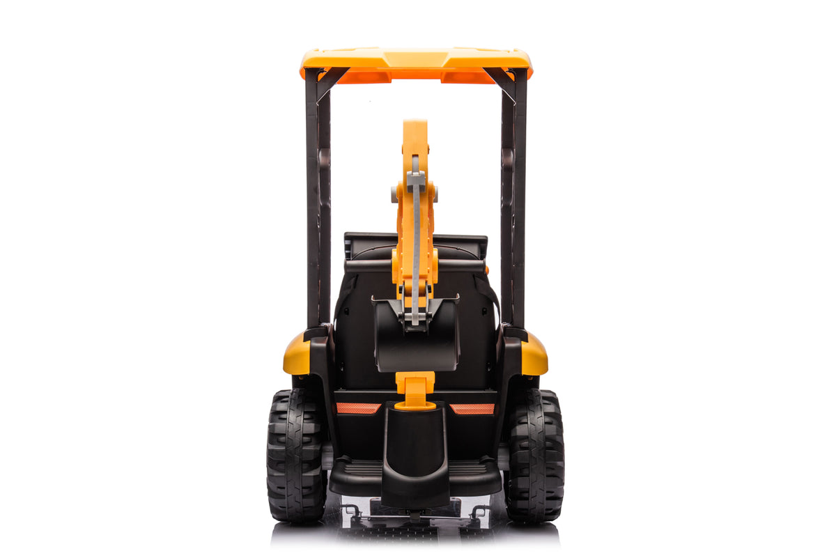 Elektro Kinder Traktor JCB 4 in 1 Bagger und Bulldozer 2x30W 12V/7Ah