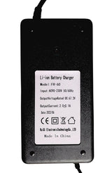Ladegerät 3-Polig 60V 1000W - 1500Watt schwarz für Lithium Batterien