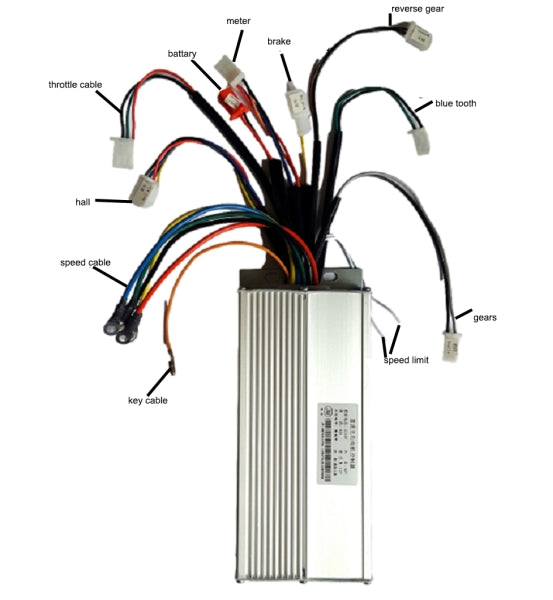 Controller Steuergerät 48V 1000W 20AH für E-Quad mit Shaftdrive