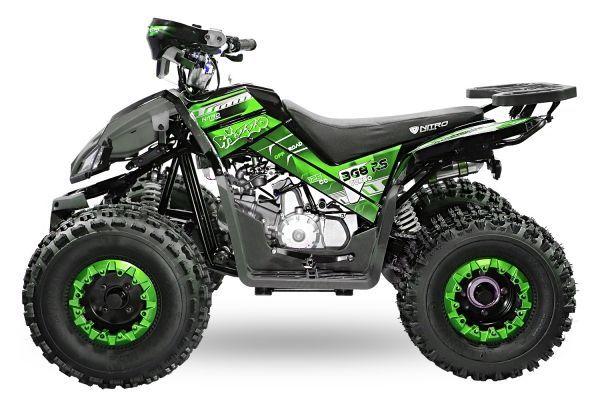 Nitro Motors Rizzo RS8-3G midi Quad 150cc 8 Zoll Semi-Automatik mit RG Kinderquad Atv Platin Line