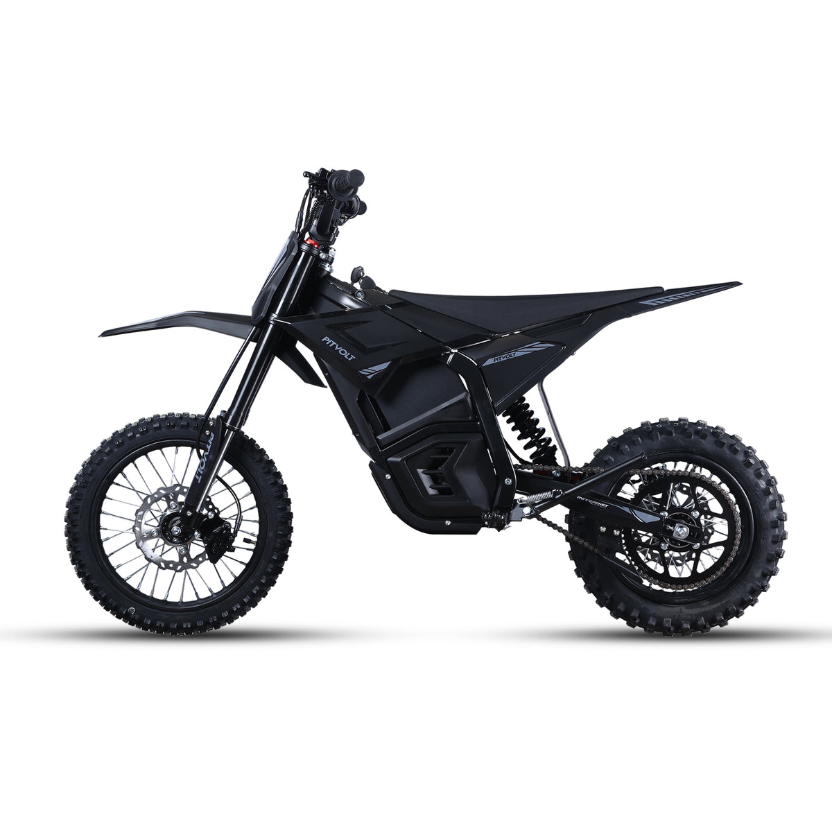 Elektrisches Pitbike MRM PitVolt 6000 Watt 72 Volt 25Ah Lithium Akku 12/14 schwarz