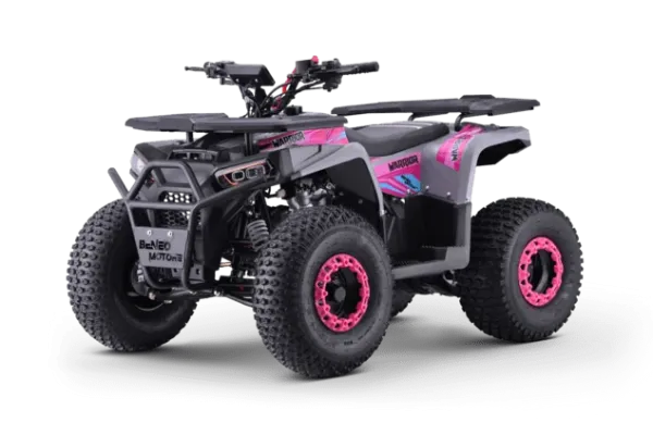 Quad fuer Kinder 125 ccm Beneo Motors Warrior Ab 8 Jahren Rueckwaertsgang Geschwindigkeitsbegrenzung und E-Start Display