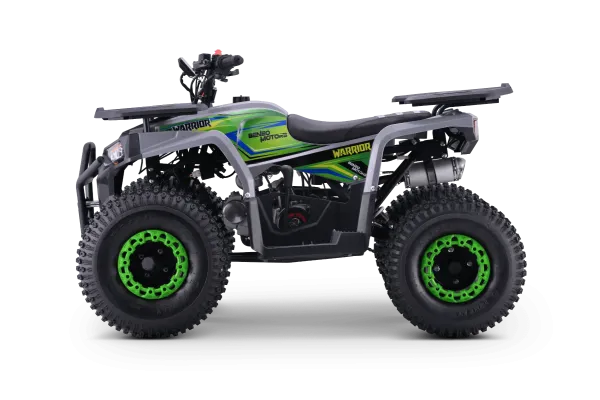 Quad fuer Kinder 125 ccm Beneo Motors Warrior Ab 8 Jahren Rueckwaertsgang Geschwindigkeitsbegrenzung und E-Start Display