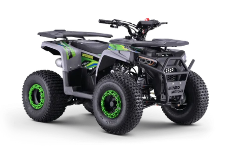 Quad fuer Kinder 125 ccm Beneo Motors Warrior Ab 8 Jahren Rueckwaertsgang Geschwindigkeitsbegrenzung und E-Start Display