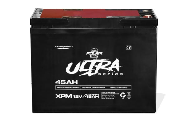 Polar Bär AGM Batterie Ultra Serie XPM 12V 45Ah wartungsfrei Powerbatterie