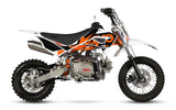 Kayo TS 90 Kindermotocross E-Start Kindermotocross 10/12 Bereifung 4 Gang Semiautomatik