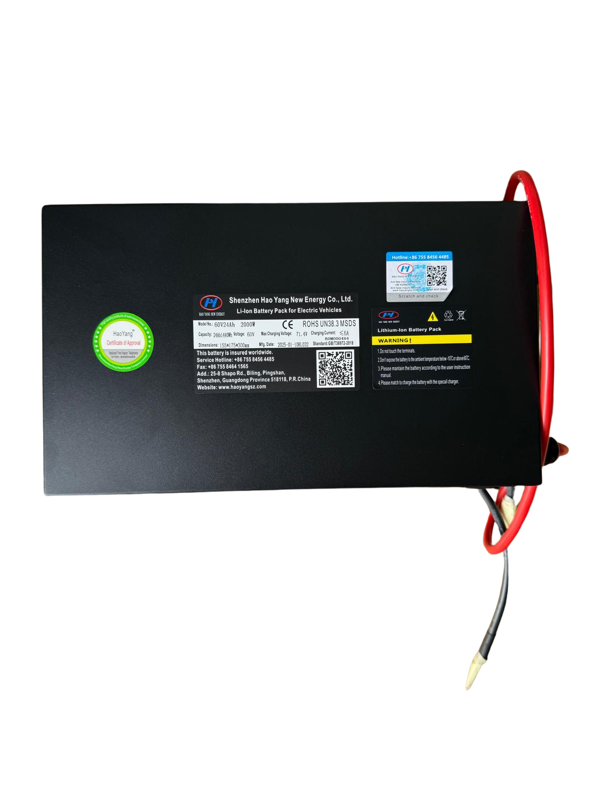 Lithiumakku 60V 25 Ah für Spirit Sport KMG 60