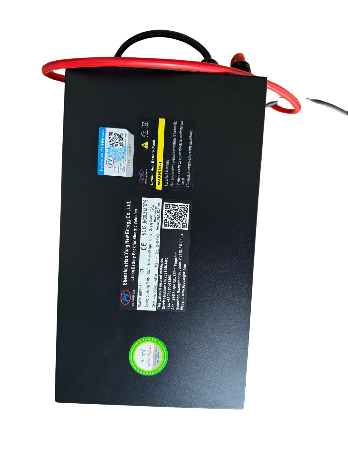 Lithiumakku 60V 25 Ah für Spirit Sport KMG 60